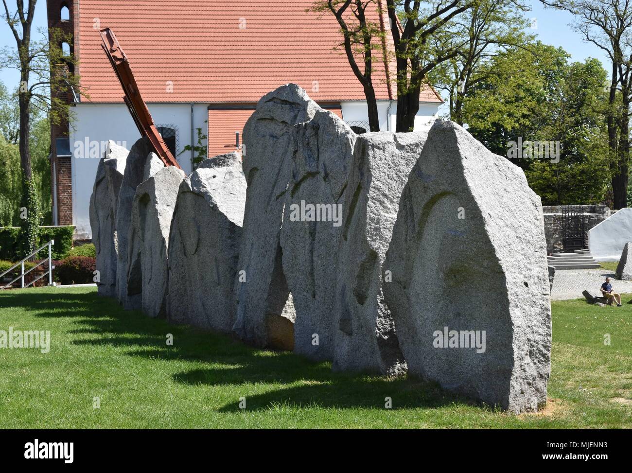 Lubin Poland 5th May 2018 May 05 2018 Lubin Poland Zbrodnia Lubinska 31 Sierpnia 1982 Roku Pomnik Poswiecony Ofiarom A Monument Dedicated To The Victims Of The Lubin Crime Of August 31 1982