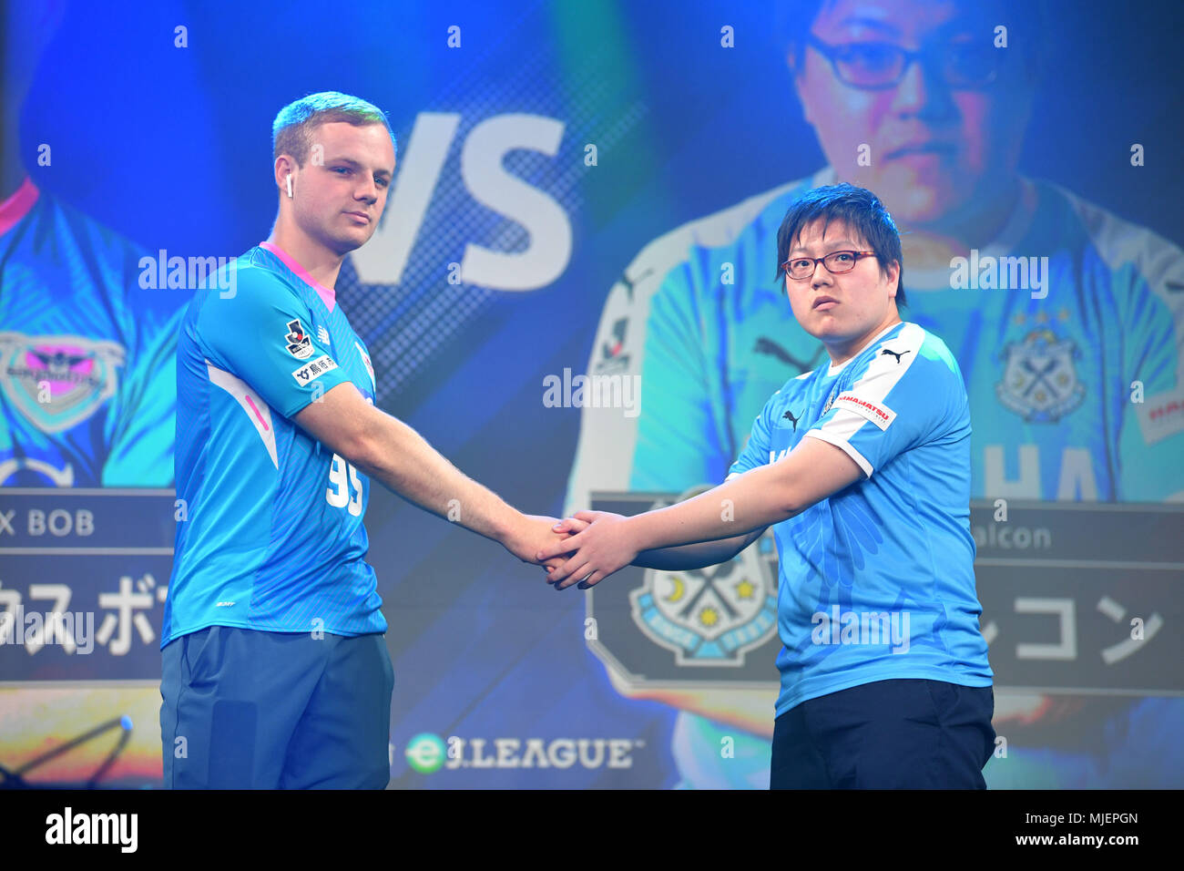 Tokyo Japan Credit Matsuo 4th May 18 L R Ajax Bob Malcon Esports Ej League Final Round At Japan Football Museum In Tokyo Japan Credit Matsuo K Aflo Sport Alamy Live News Stock Photo