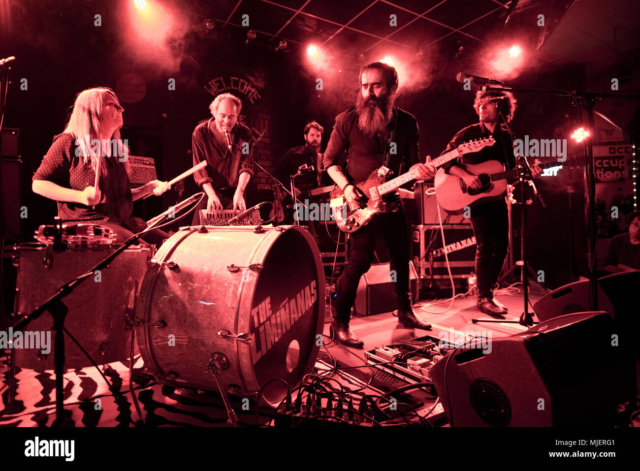Leeds Uk 4th May 2018 French Garage Psychedelic Rock Band