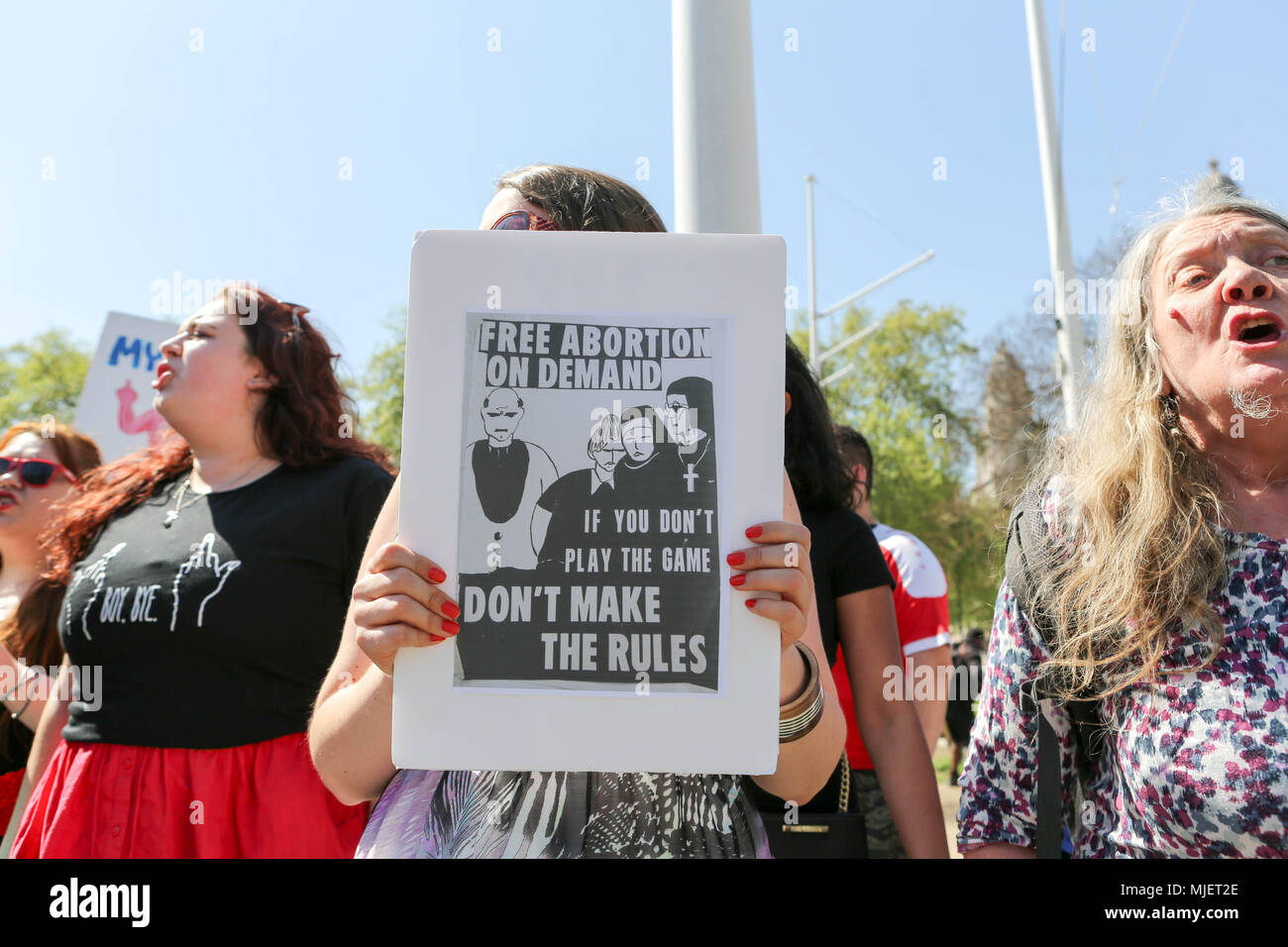 London, UK. 5th May, 2018. Pro Life demonstration and march to ...