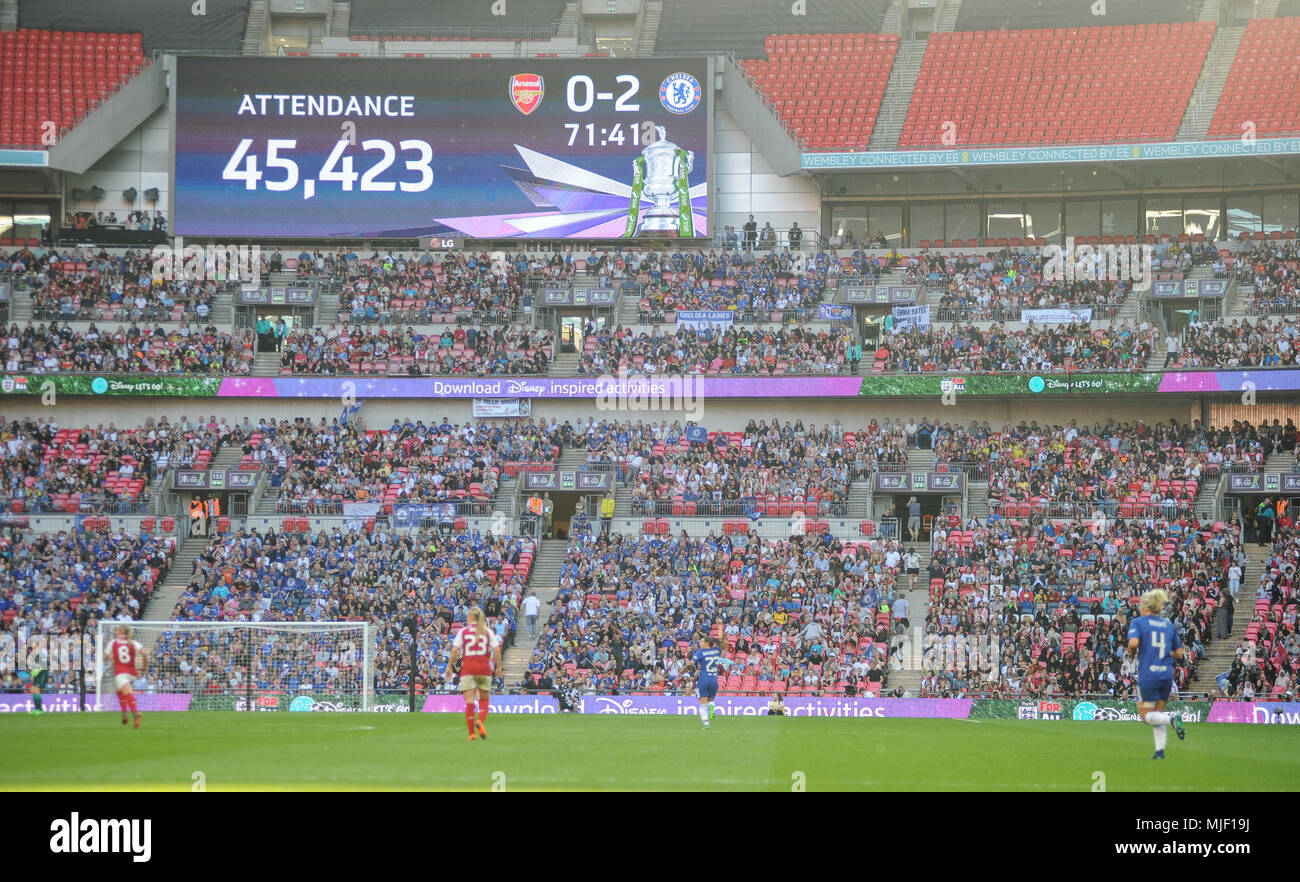 london uk may 5th 2018 wembley stadium london england a record