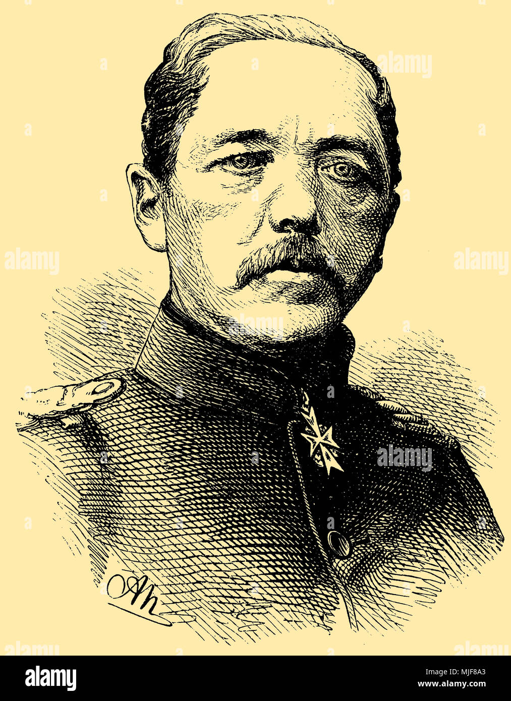 Constantine Bernard of Voigtes Rhetz (born July 16, 1809 , died April