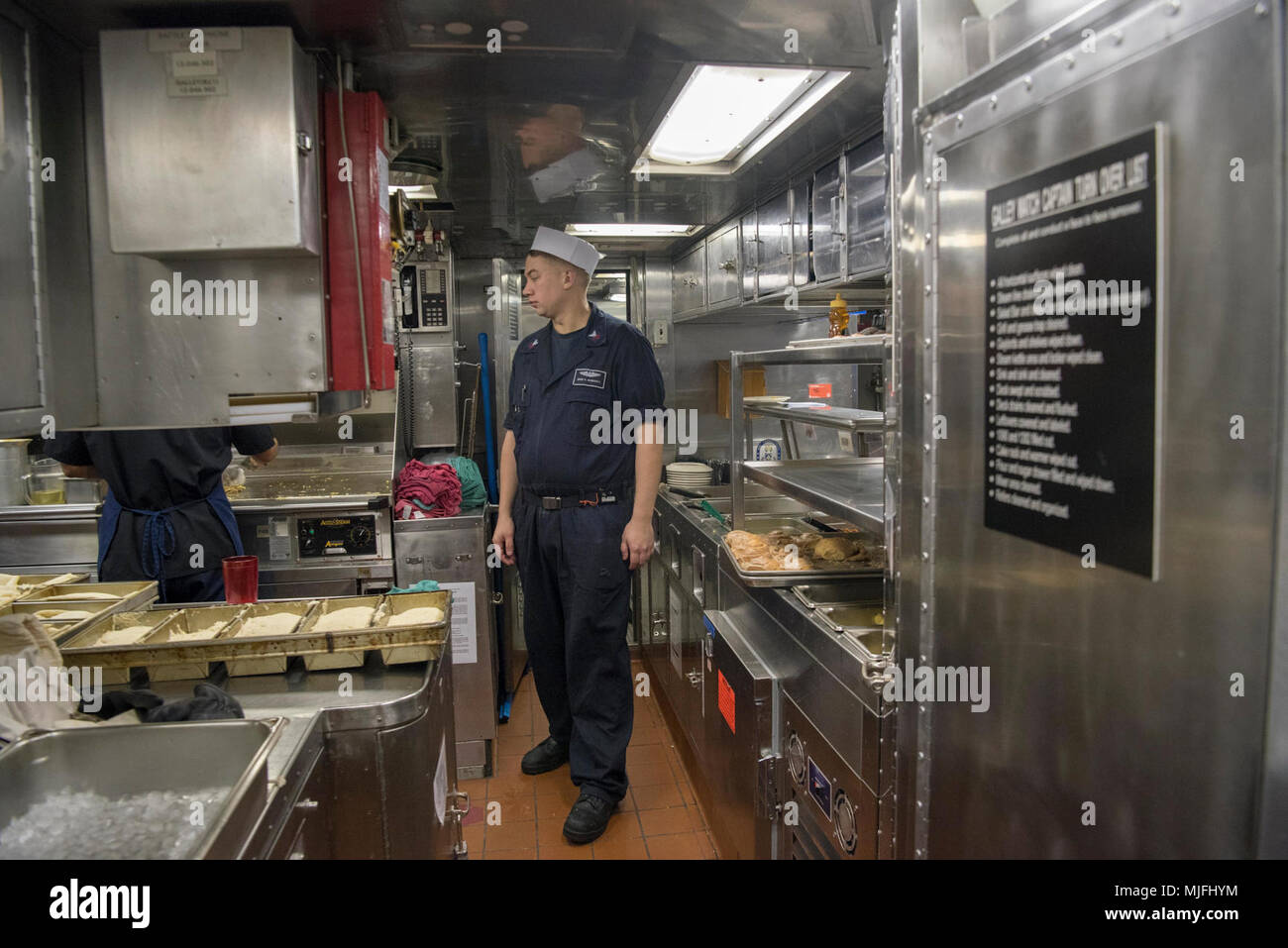 Inside Submarine Kitchen