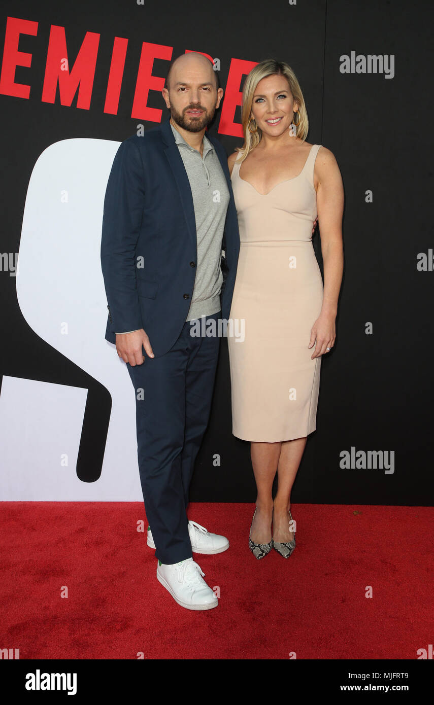 Premiere Of Universal Pictures' 'Blockers'  Featuring: Paul Scheer, June Diane Raphael Where: Westwood, California, United States When: 03 Apr 2018 Credit: FayesVision/WENN.com Stock Photo