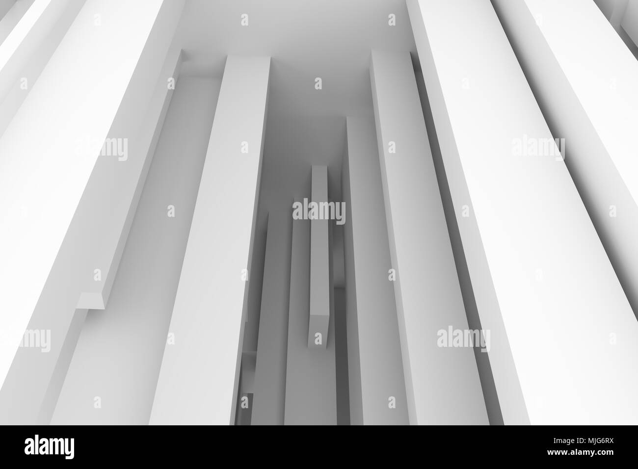 Abstract modern pillar style soft white & gray background. Good for