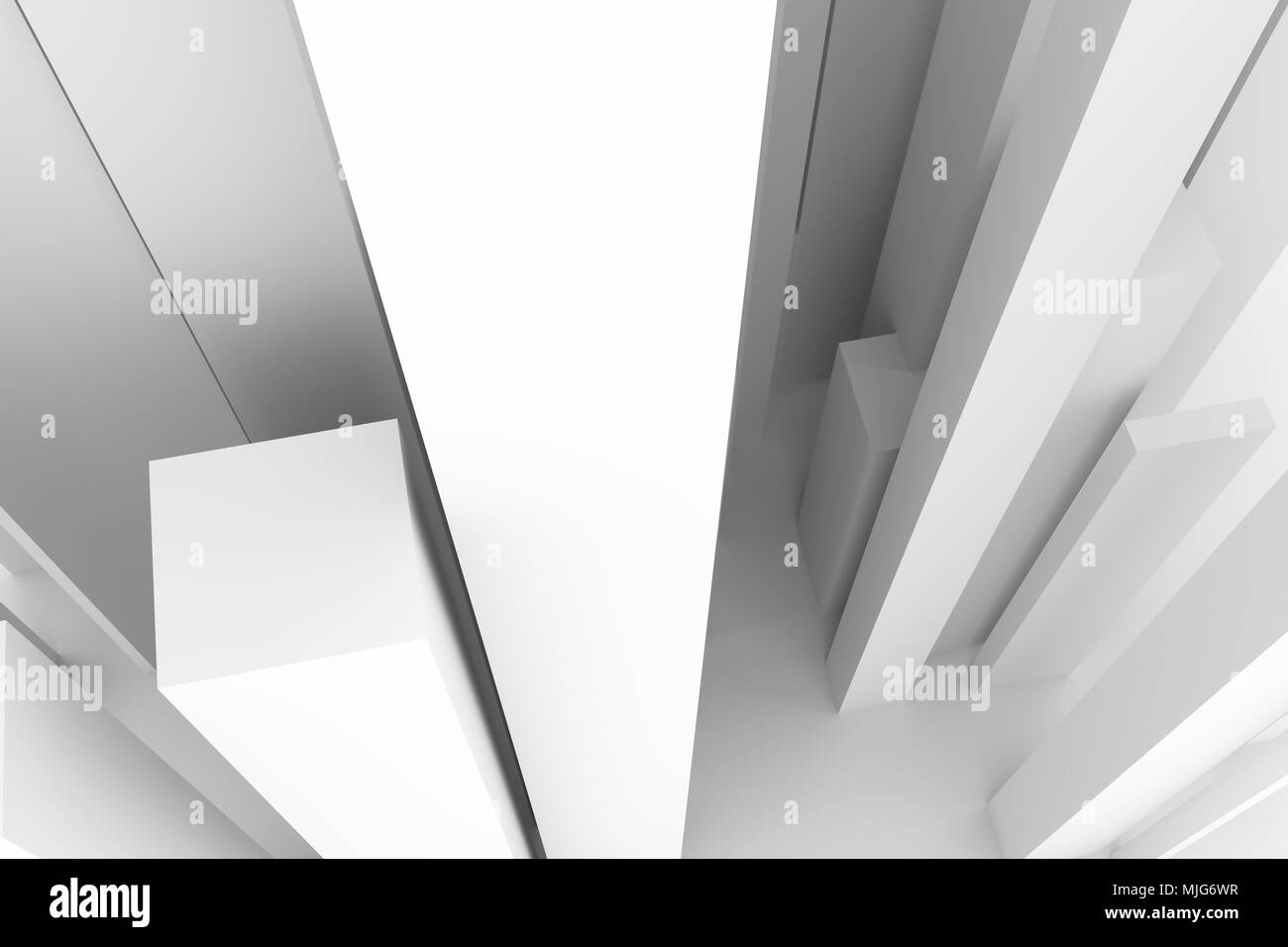 Abstract modern pillar style soft white & gray background. Good for