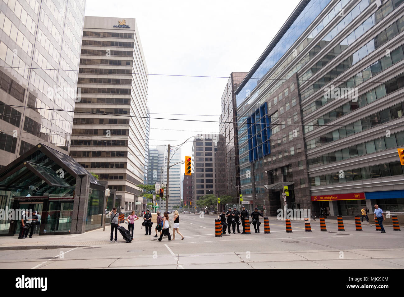 Toronto empty street hi-res stock photography and images - Alamy