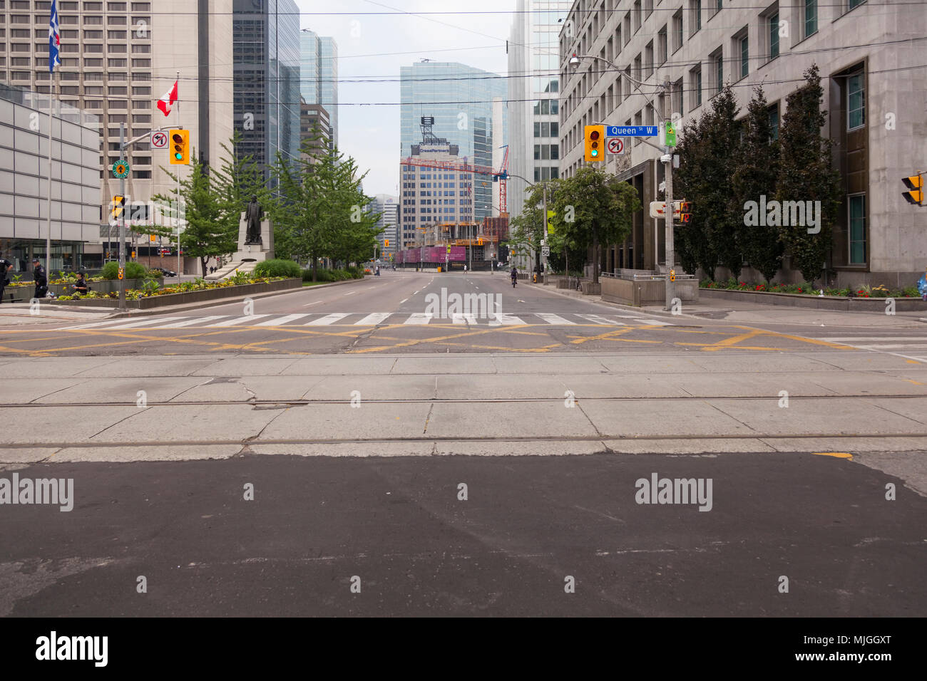 Empty Streets Toronto High Resolution Stock Photography And Images