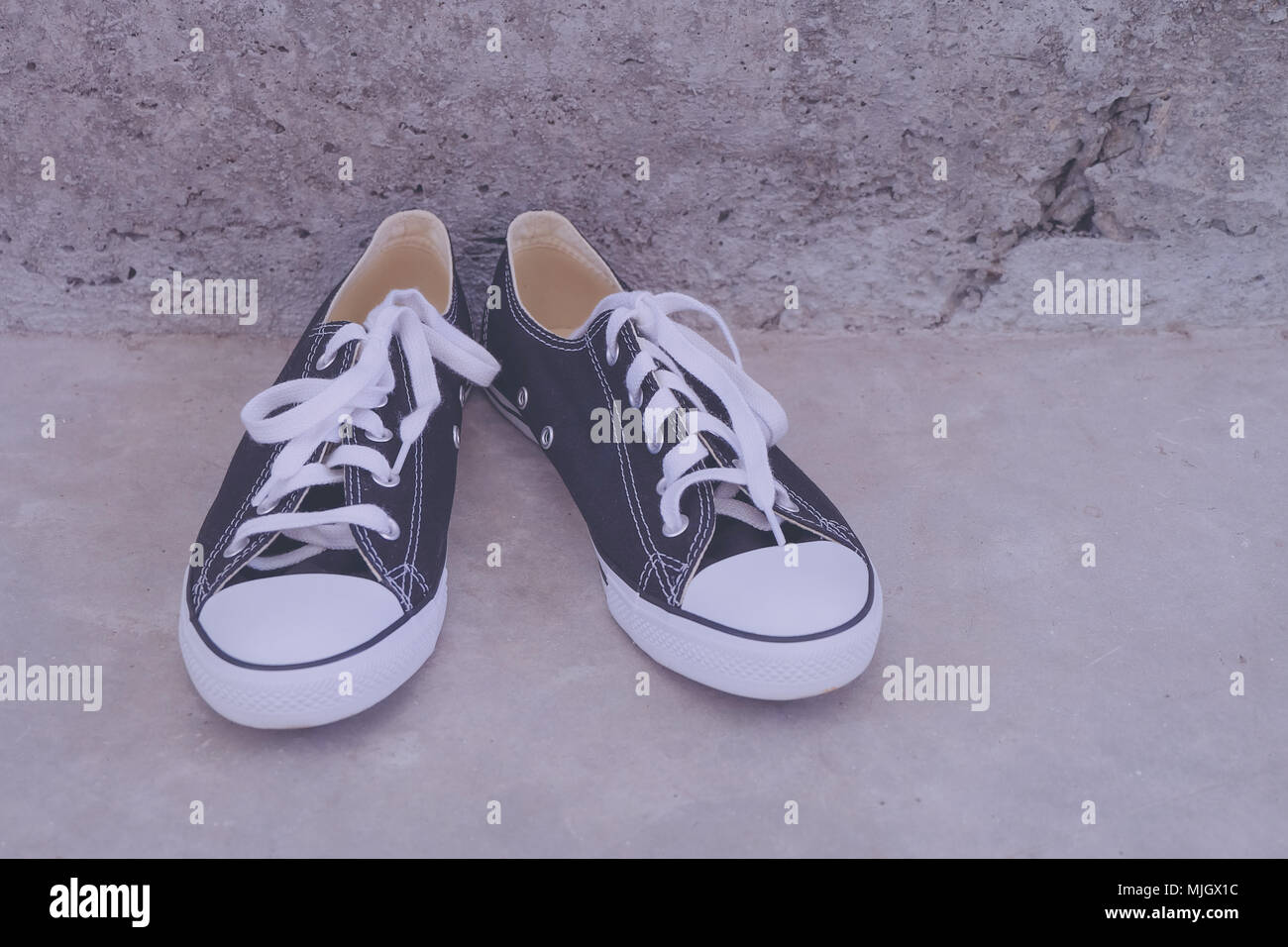 Converse negras vintage sales