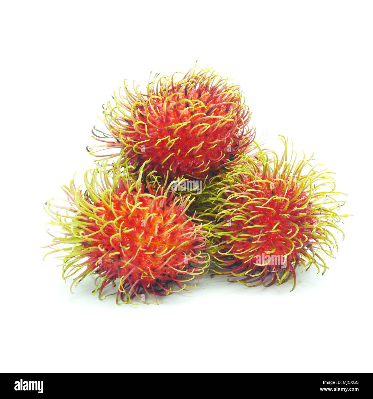 Rambutan on white background hi-res stock photography and images - Alamy