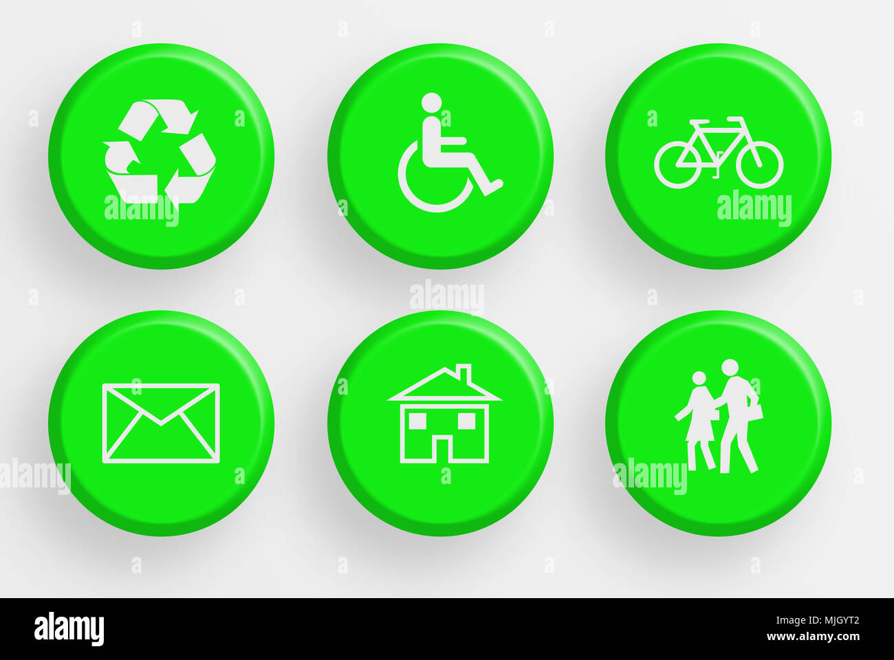 icon button Stock Photo