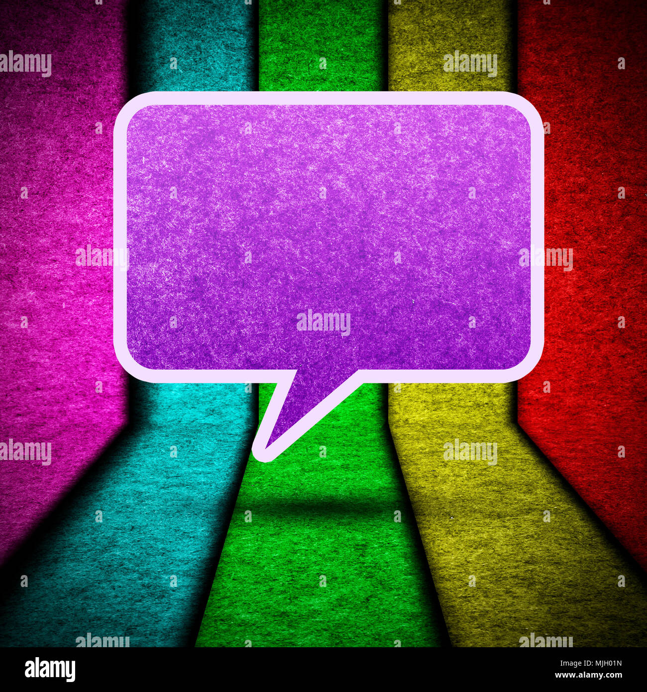 Cute blue chat bubble hi-res stock photography and images - Alamy