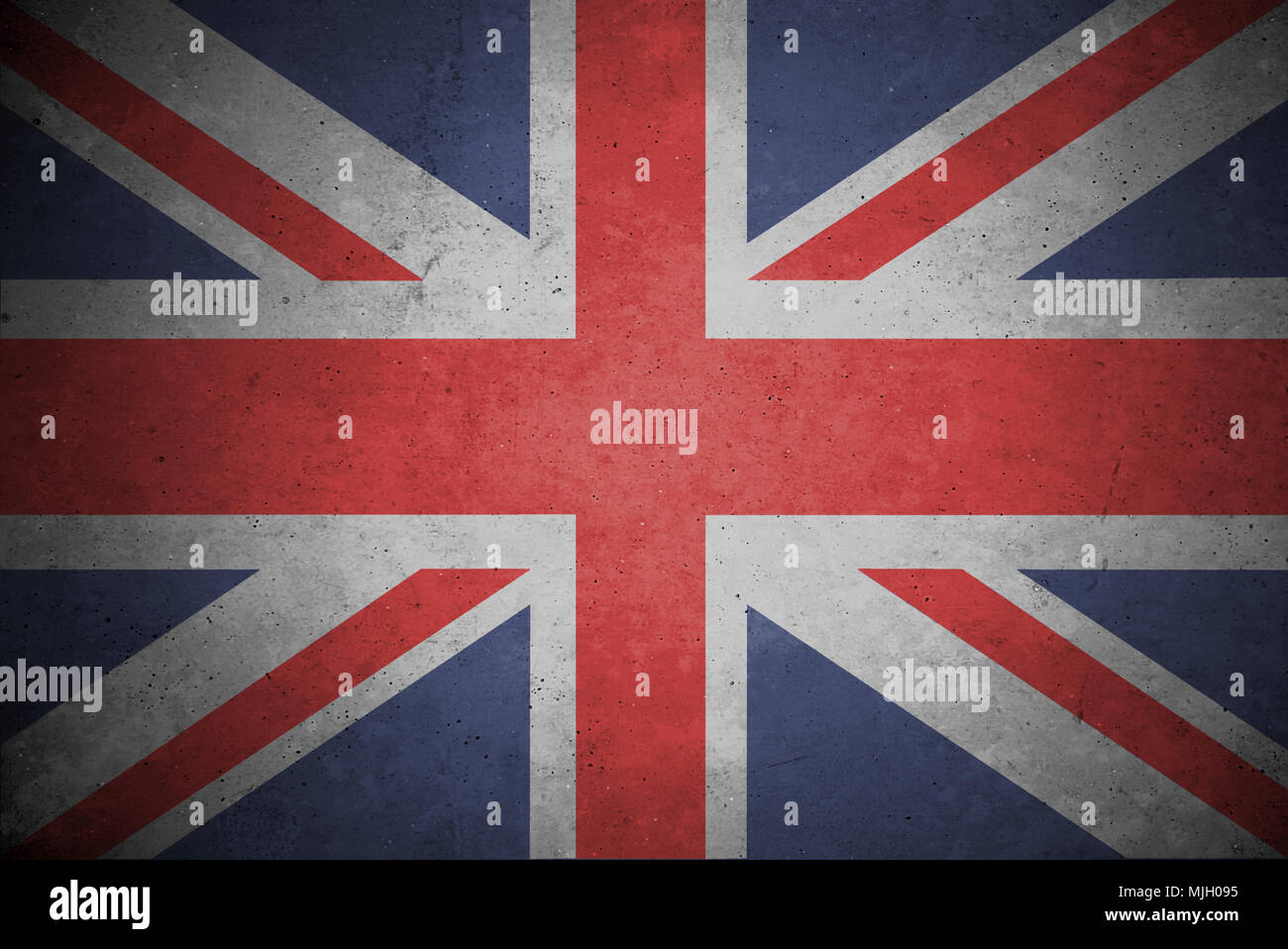 united kingdom flag pattern on the concrete wall Stock Photo - Alamy