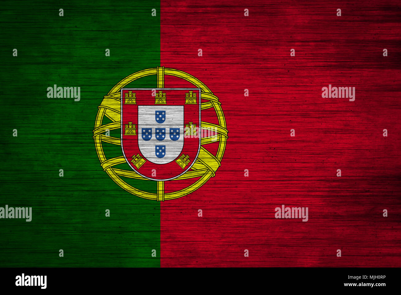 portugal flag wood texture Stock Photo - Alamy