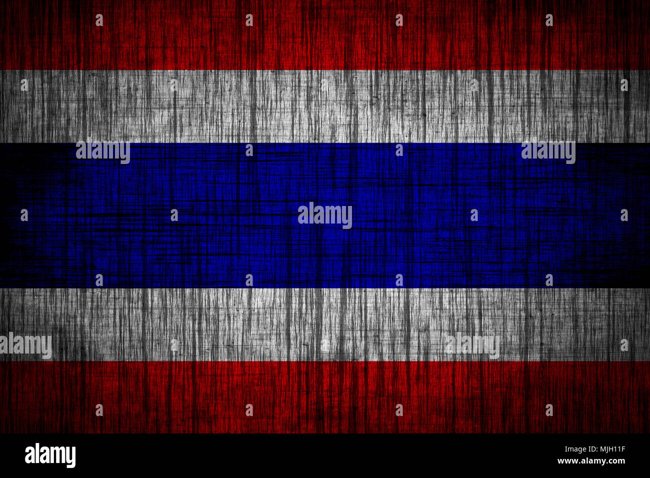 thailand flag wood texture Stock Photo - Alamy