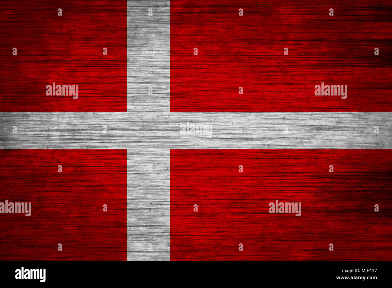 Denmark flag on wood texture Stock Photo - Alamy