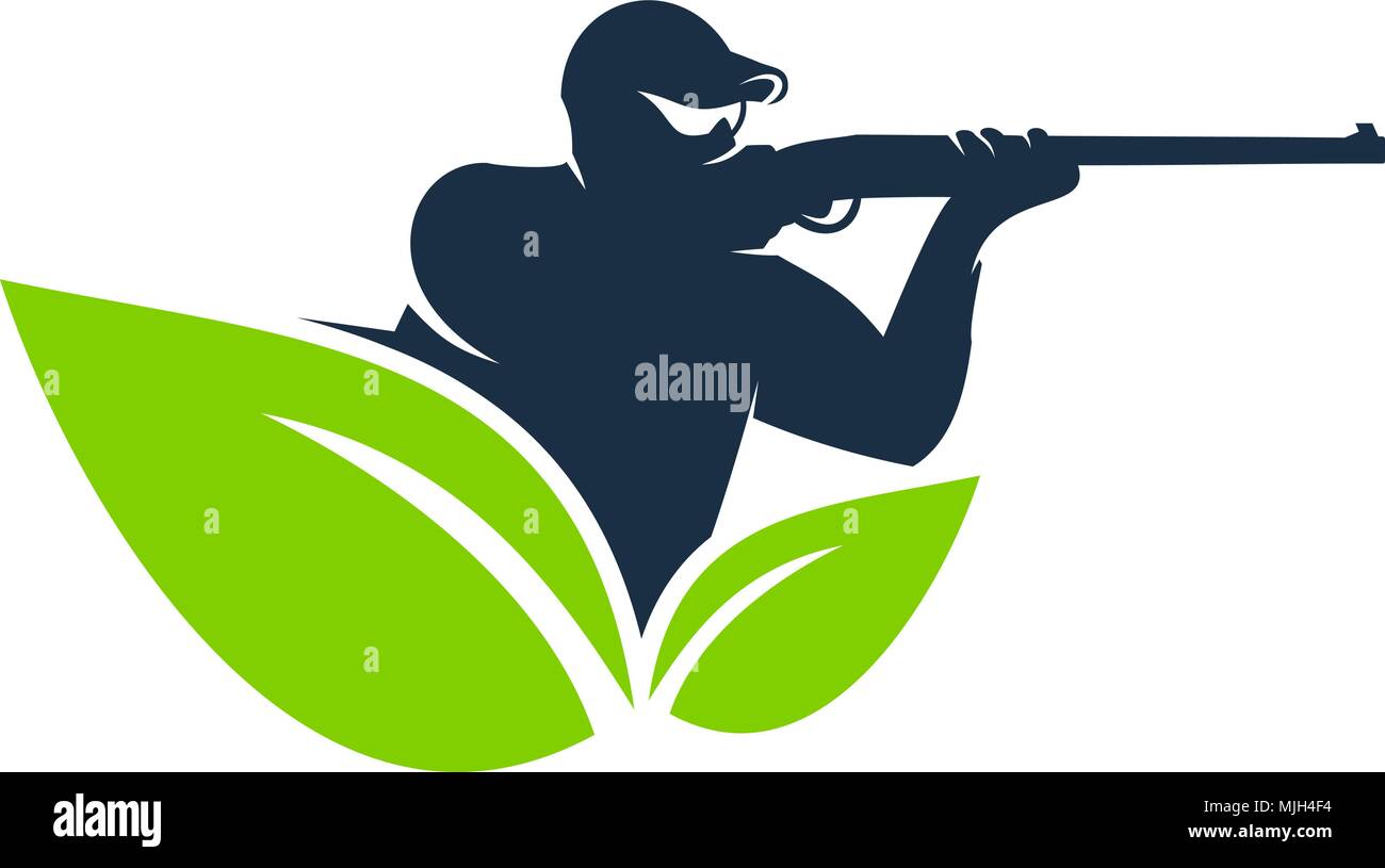Hunting Icon Logo Design Element Stock Vector Image & Art - Alamy