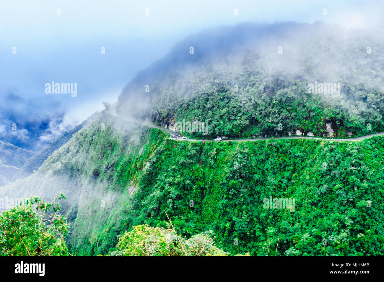 North yungas road hi-res stock photography and images - Alamy