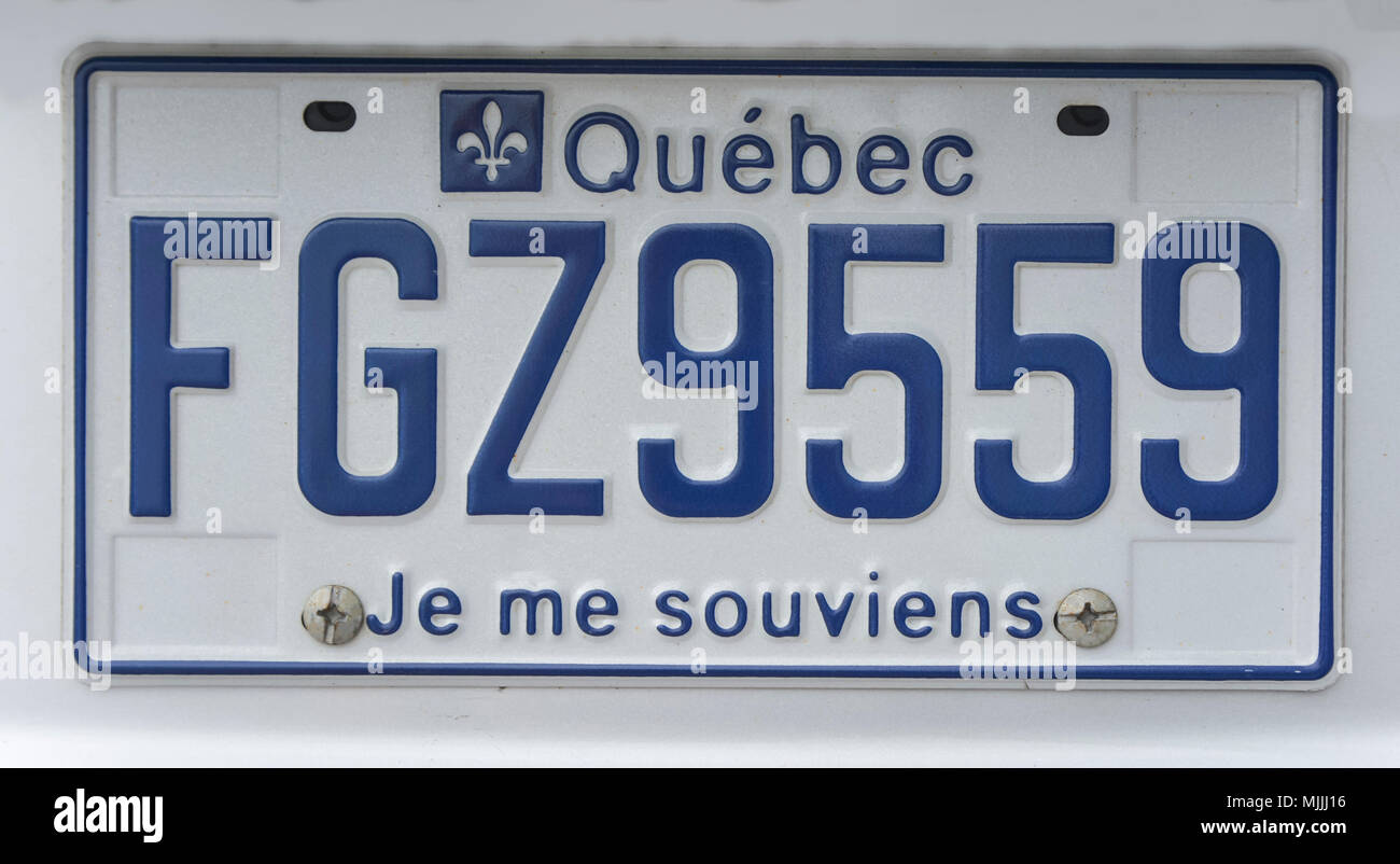 Car license plate canada hires stock photography and images Alamy