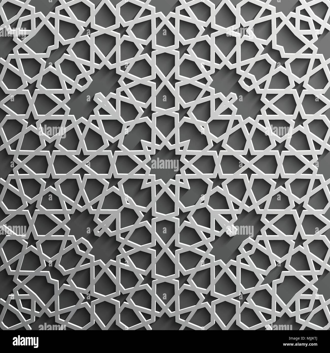 Seamless islamic pattern 3d . Traditional Arabic design element Stock ...