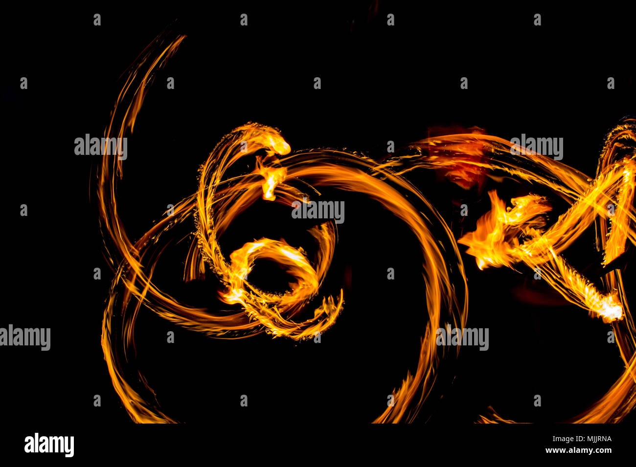 Fire dancers Swing fire dancing show fire show dance man juggling with