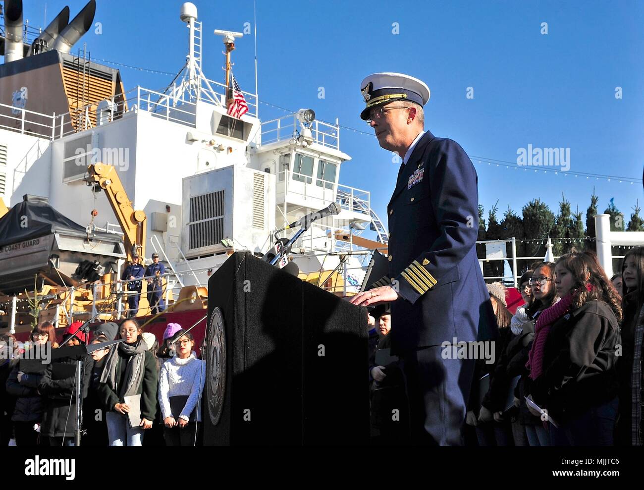 Capt. Thomas Stuhlreyer, commander of Coast Guard Sector Lake Michigan