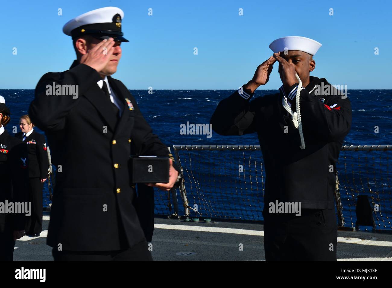 171202NQR145062 MEDITERRANEAN SEA (Dec. 2, 2017) Boatswain's Mate 2nd Class Ralph Tassy