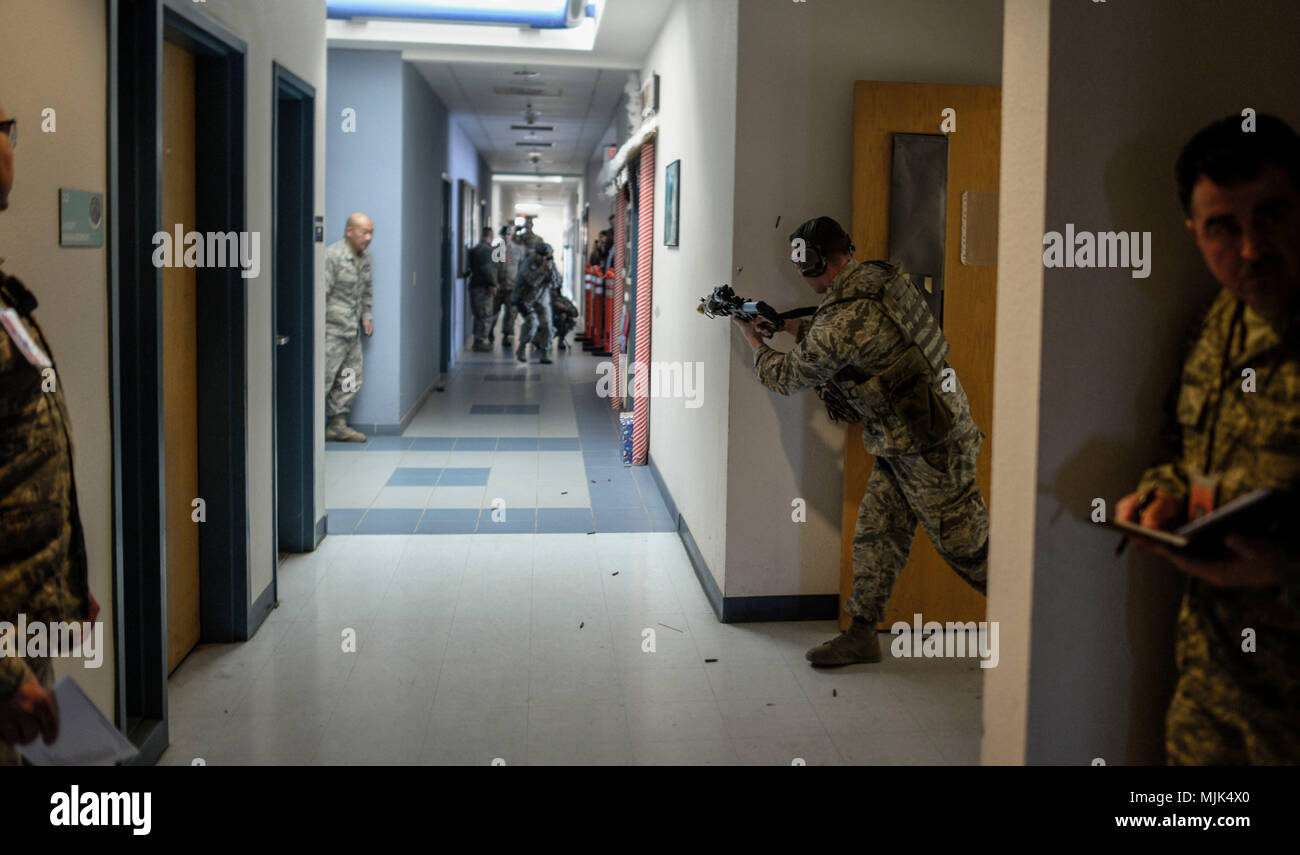 U.S. Air Force Senior Airman Jason Wunder, 144th Security Forces ...