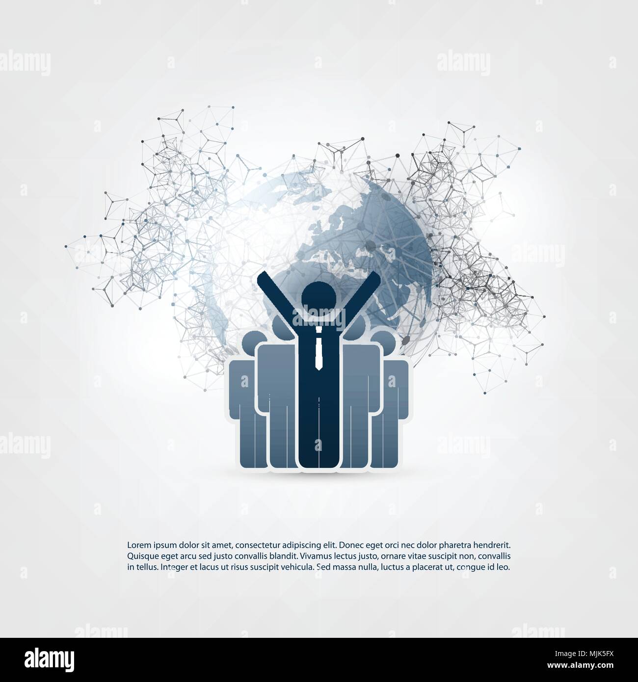 Networks - Online Business Connections, Remote Work Concept Design ...