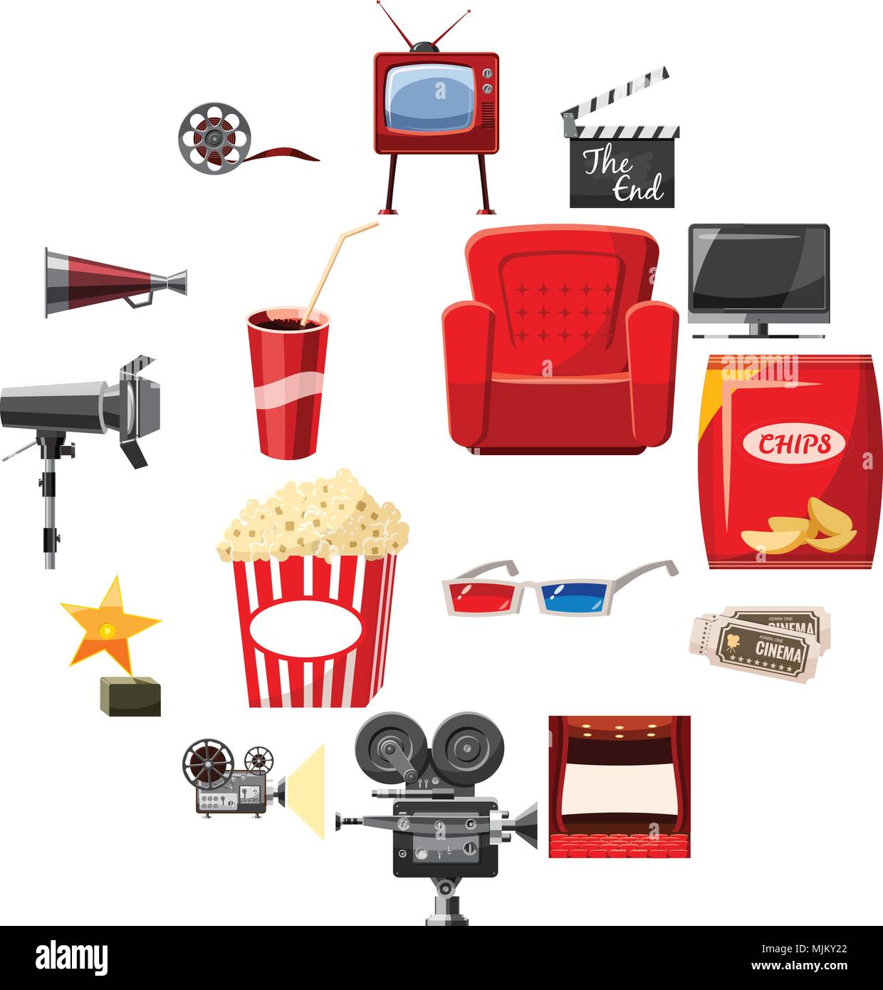 Cinematography Cartoon Stock Photos & Cinematography Cartoon Stock
