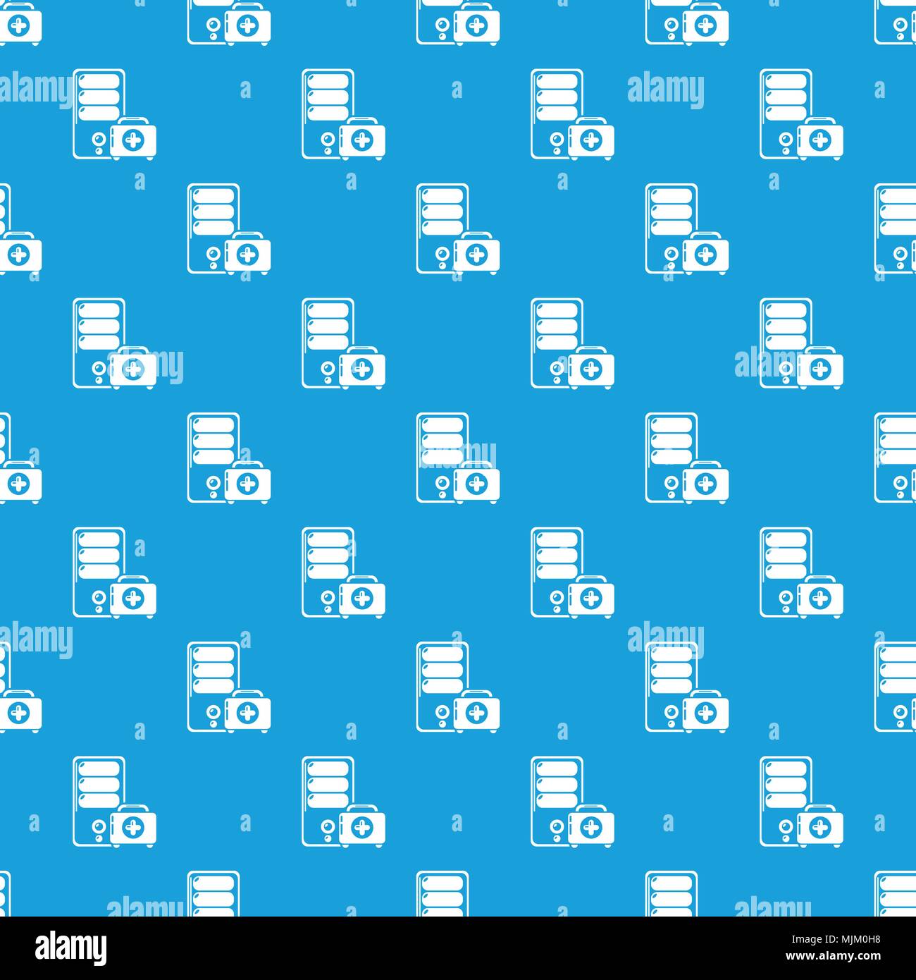 System unit repairpattern vector seamless blue repeat for any use Stock Vector