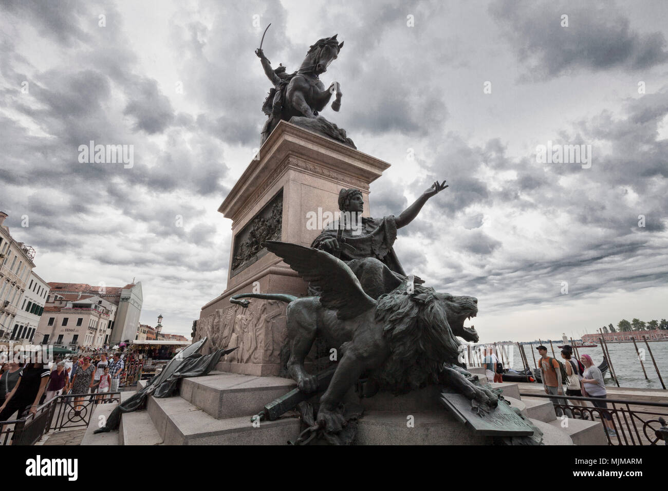 The Victor Emmanuel II Monument, Venice Stock Photo