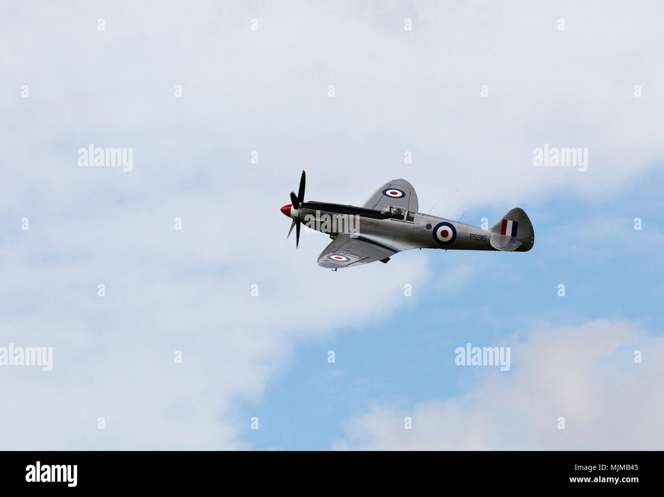 Spitfire PR XIX at Biggin Hill Airshow Stock Photo
