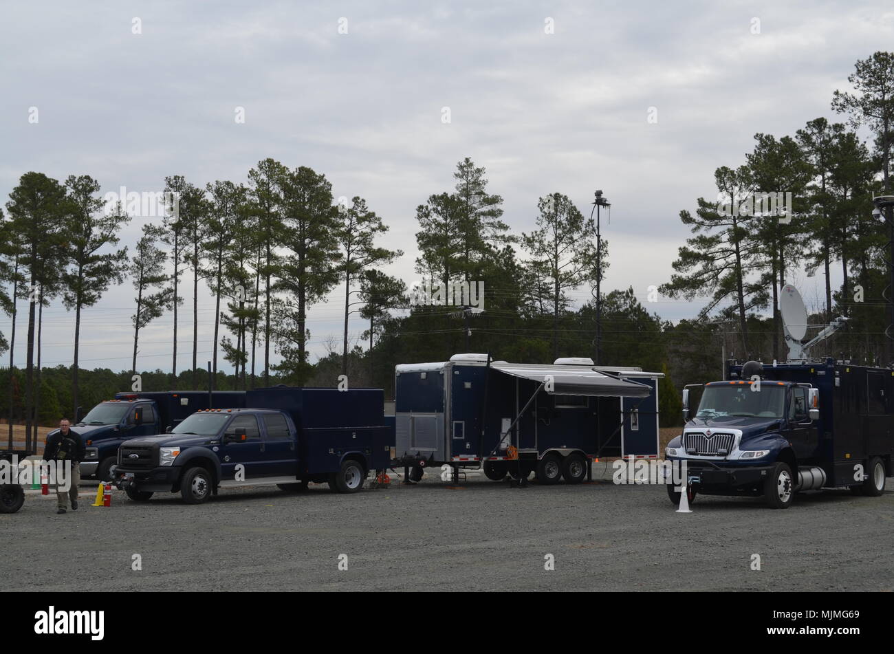 Soldiers and Airmen from the 42nd Civil Support Team (CST) are
