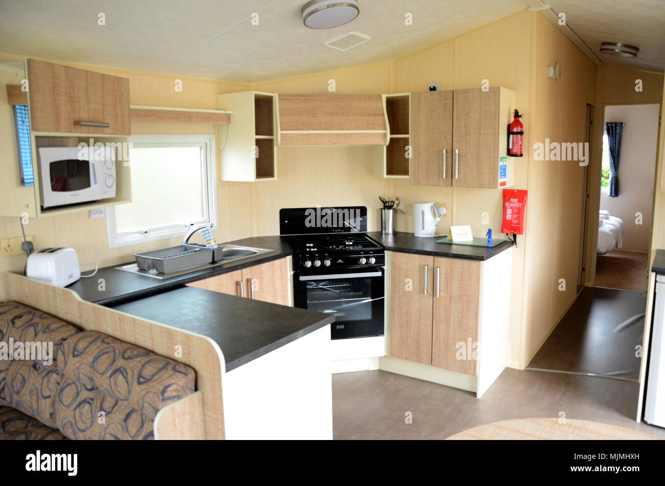 Permanent caravan sites hires stock photography and images Alamy
