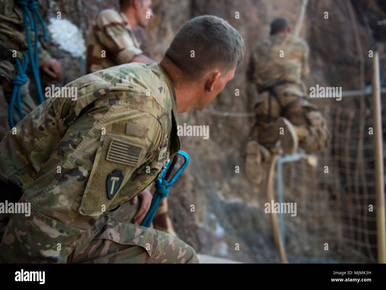 A U.S. Army Soldier assigned to the 3rd Battalion, 144th Infantry ...