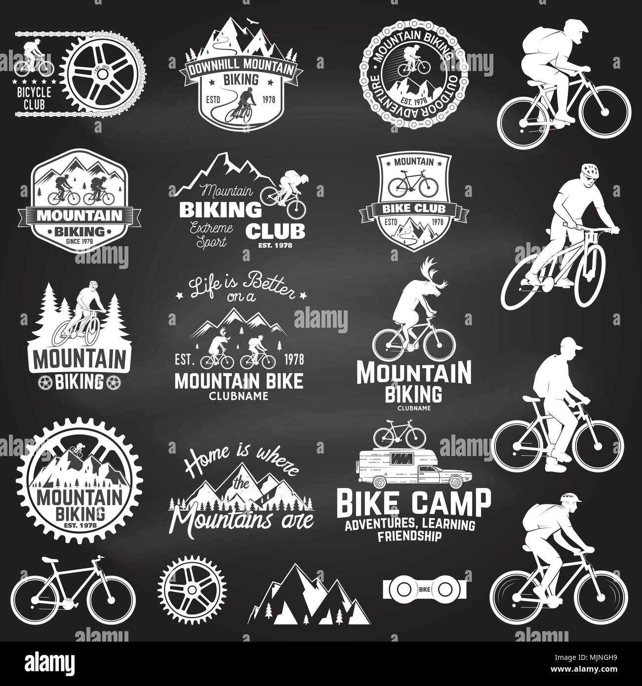 mountain bike club logos