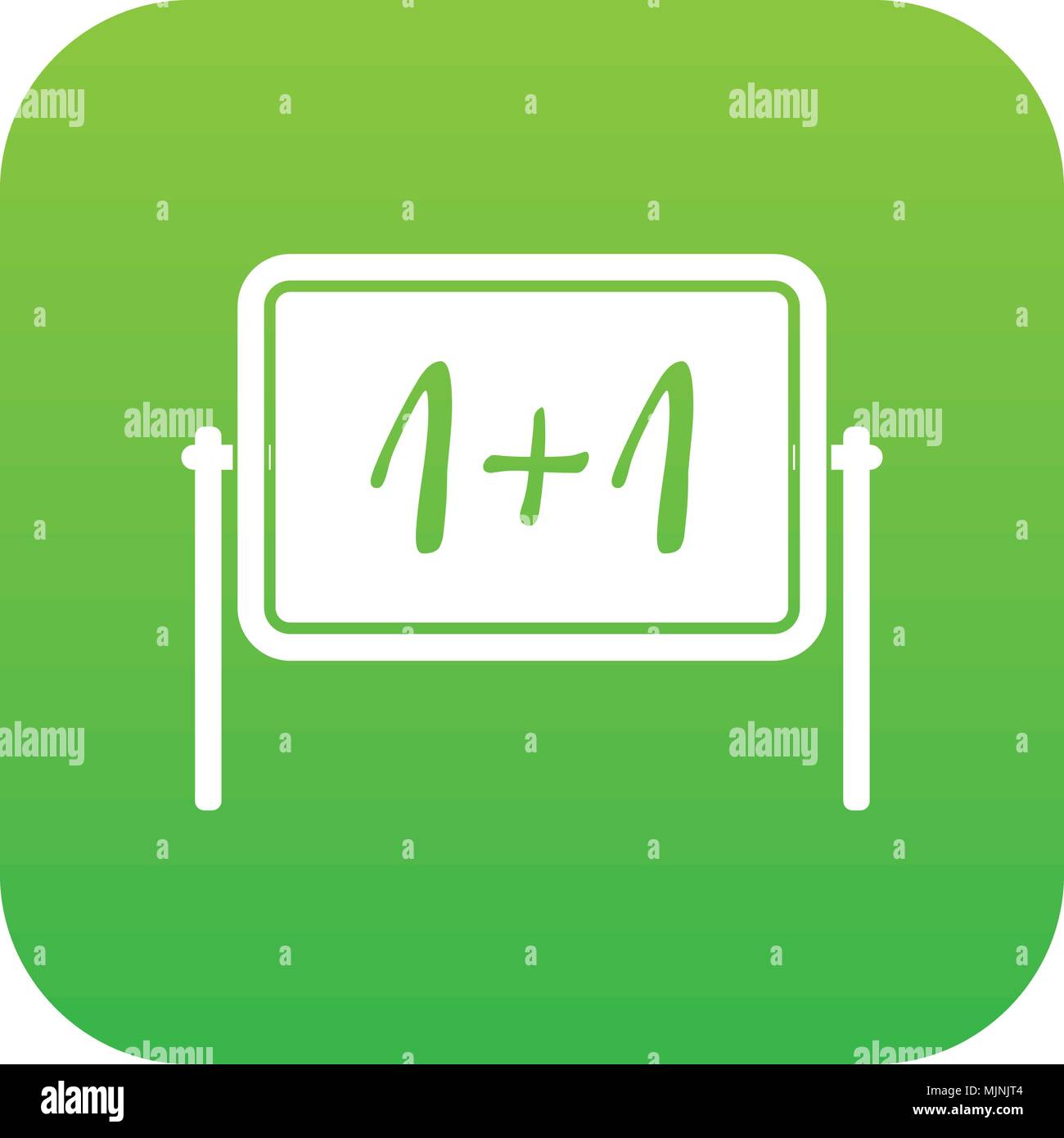 Board icon digital green Stock Vector Image & Art - Alamy
