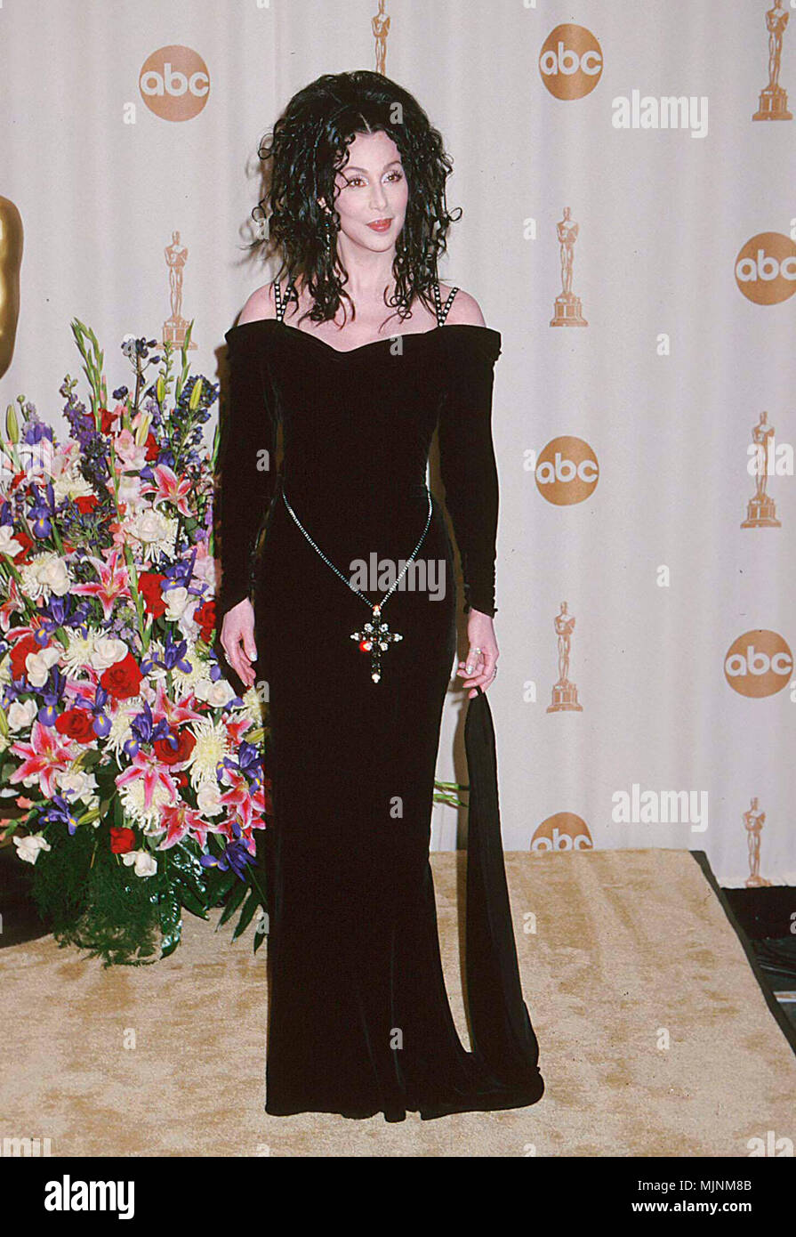 26 Mar 2000 Los Angeles California USA Cher in a Black