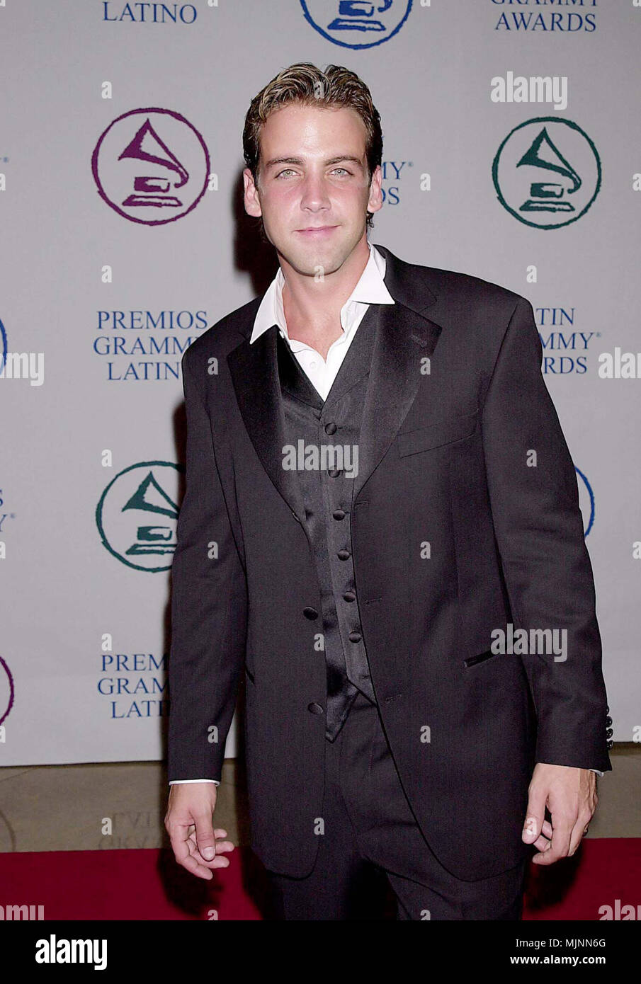 ca. 2000, Los Angeles, California, USA Carlos Ponce (I) at the Latin Grammy Salute to the
