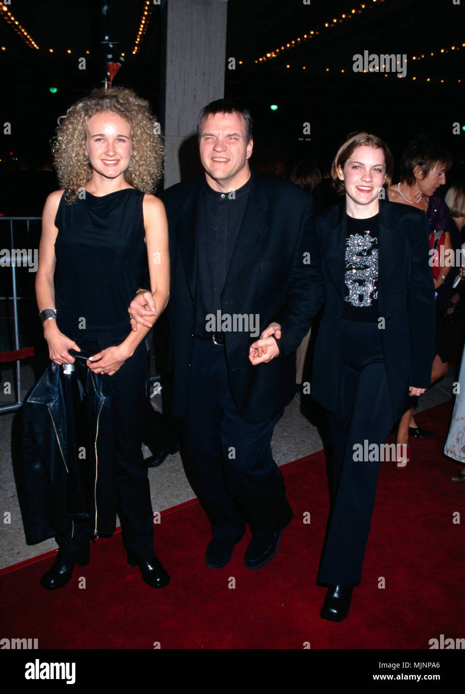 Meat Loaf and Daughters at Movie Premiere " Tsuni / Bourquard "Meat