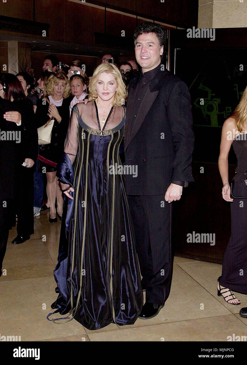 Priscilla presley with marco garibaldi red carpet event hi-res stock