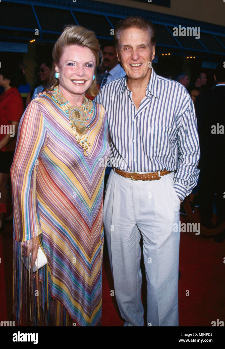 Robert Stack with his Wife --- ' Tsuni / Bourquard 'Robert Stack with his Wife Robert Stack with his Wife Robert Stack with his Wife Event in Hollywood Life - California,  Red Carpet Event, Vertical, USA, Film Industry, Celebrities,  Photography, Bestof, Arts Culture and Entertainment, Topix  Celebrities fashion /  from the Red Carpet-1994-2000, one person, Vertical, Best of, Hollywood Life, Event in Hollywood Life - California,  Red Carpet and backstage, USA, Film Industry, Celebrities,  Photography, Bestof, Arts Culture and Entertainment,  Topix Family Related inquiry tsuni@Gamma-USA.com Stock Photo