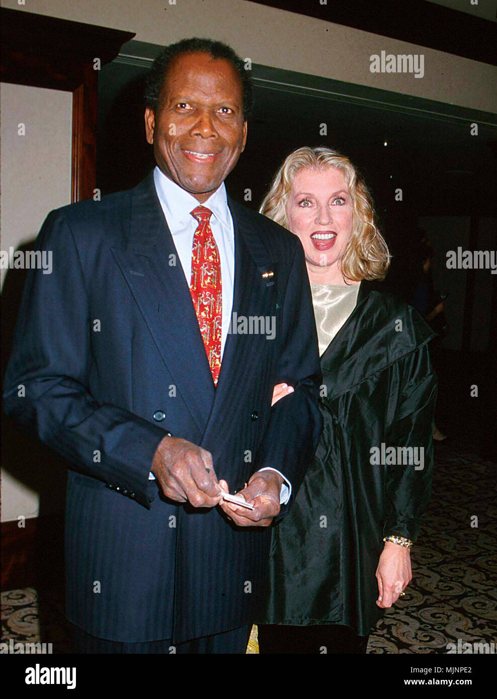 Sidney poitier and wife hi-res stock photography and images - Alamy