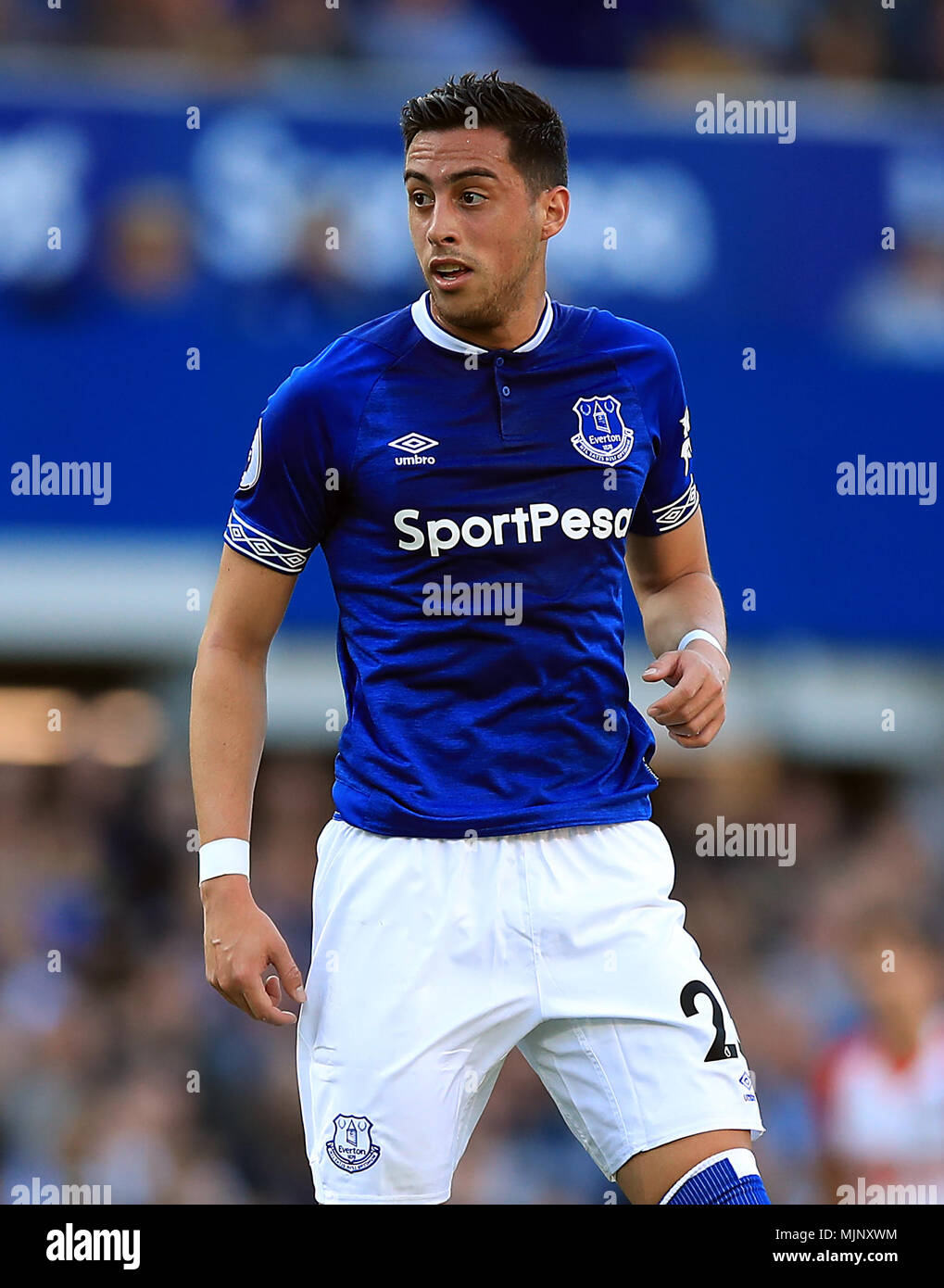 Evertons Ramiro Funes Mori during the Premier League match at Goodison Park, Liverpool. PRESS ASSOCIATION Photo. Picture date Saturday May 5, 2018