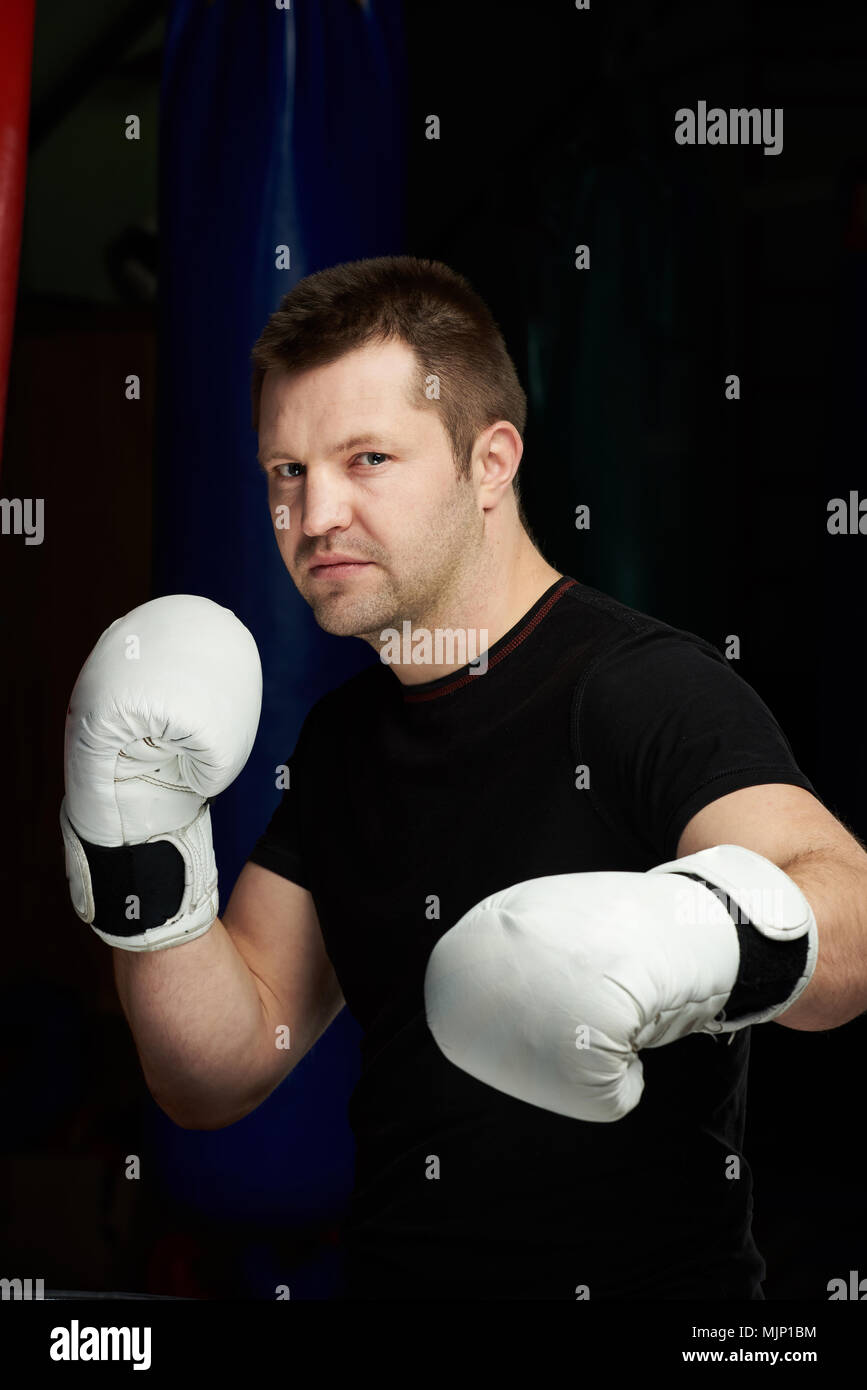 Boxer boxing athlete kickboxing hires stock photography and images Alamy