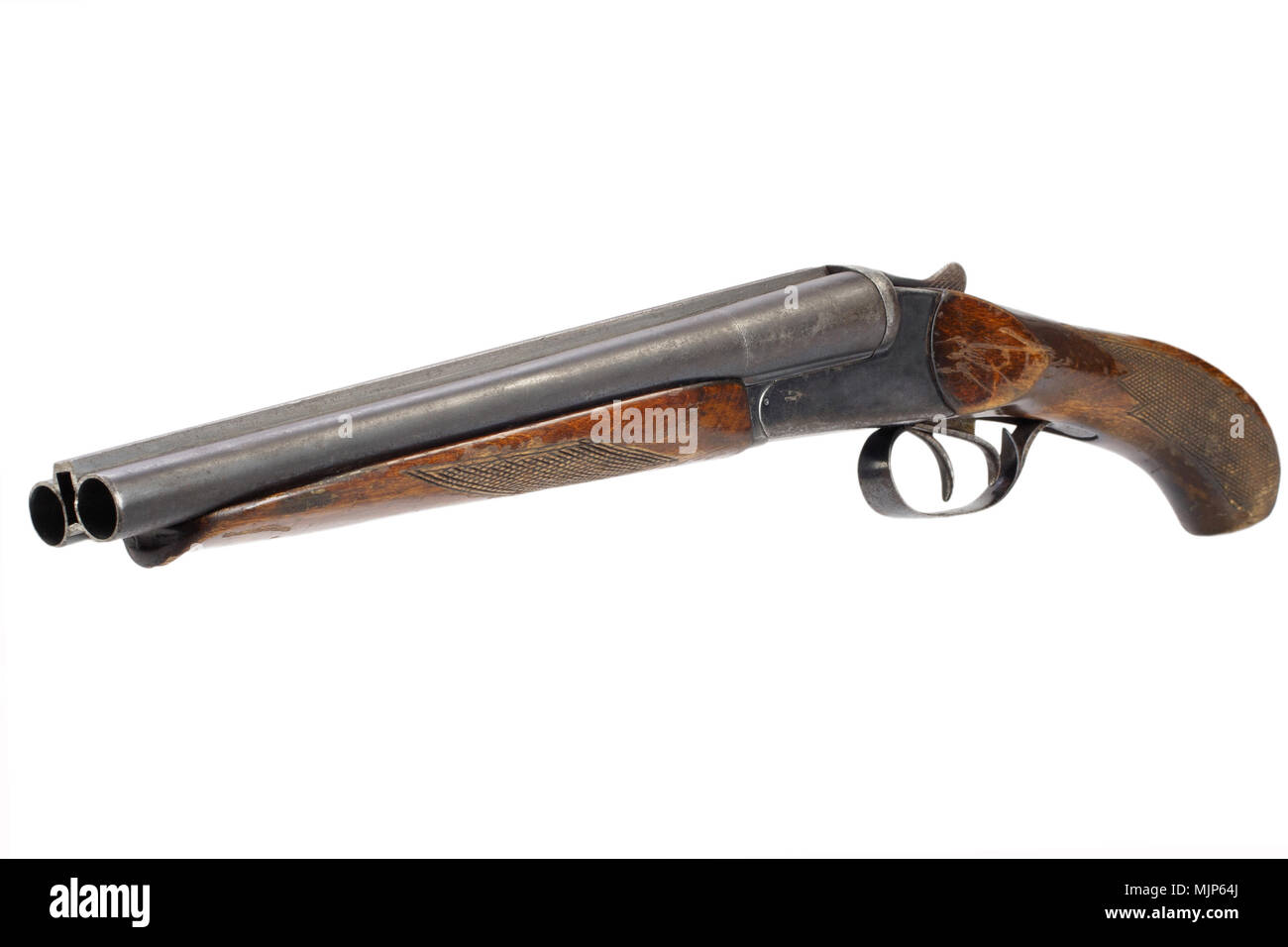 Great Dane And Sawedoff Shotgun Stock Illustration - Download Image Now -  iStock