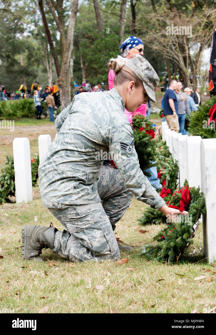 U.S. Air Force Senior Airman Rachel Cacho, an aircraft electrical and