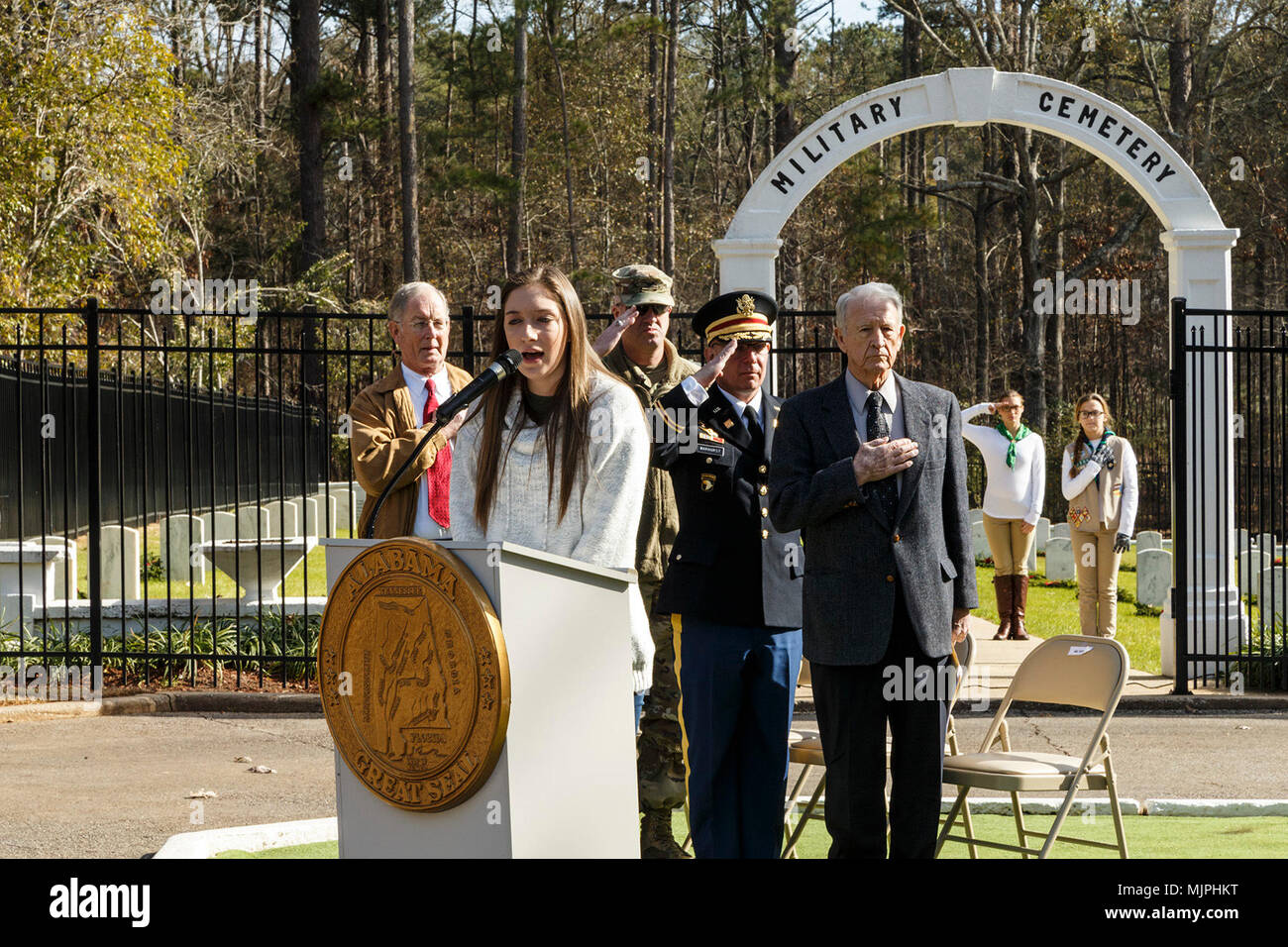 The Military Cemetery on the former Fort McClellan was the site of a ...
