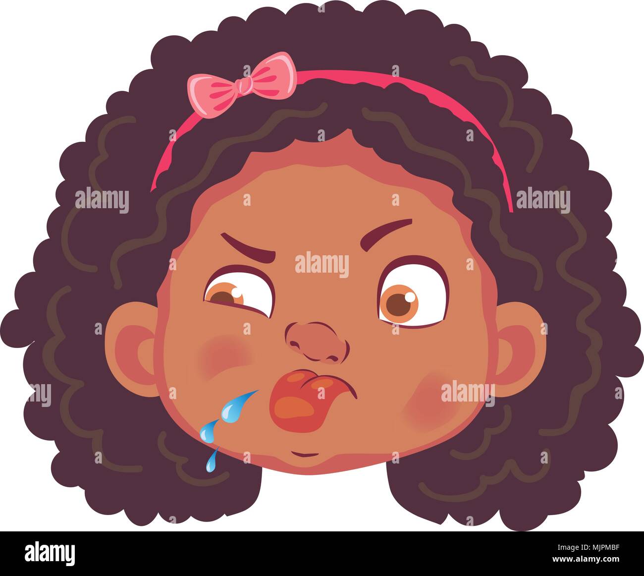 african girl character Stock Vector Image & Art - Alamy